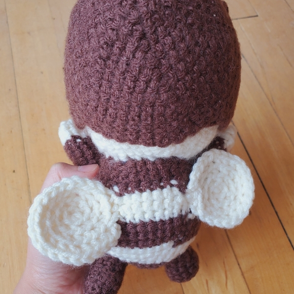 Handmade Crocheted Bee - Picture 3 of 5